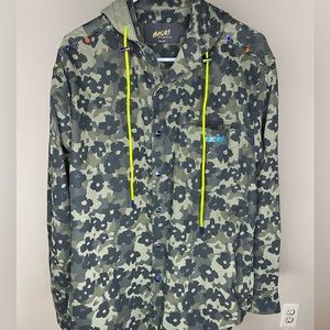 Bossi Camo Hoodie Size Medium